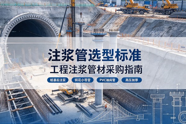 五大连池注浆管选型标准